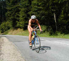 Kirsten auf dem Rad